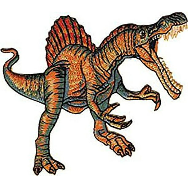 Green Triceratops Jurassic dinosaur lizard kids baby Iron On patch Green Orange Green Triceratops Jurassic dinosaur lizard kids baby Iron On patch Green Orange